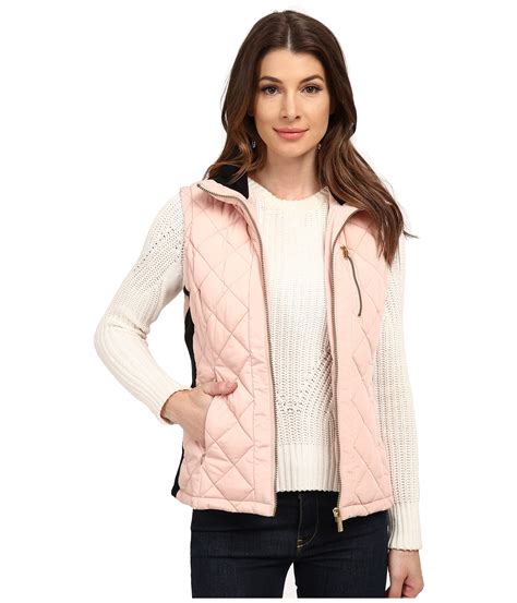 quilted puffer vest for women.